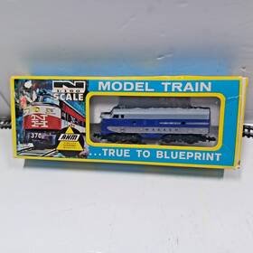 4421d Lima Vintage N Scale Ahm Diesel Locomotive Wabash F-7 Engine Runs Great