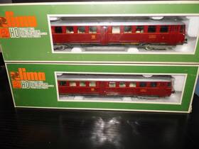 Lima 600327035882 Ho 2 Unit Railcar Set In Box- Nos 8037 And 9125