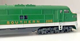 001-008916 Lionel Con-cor Ho Southern Railway F7a Diesel 2916 Inch Serves The South Dc