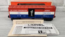 6-16740 Lionel 023922167408 New 3428 Animated Corporation Mail Car O Gauge With Box Nos