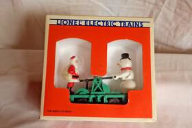 6-18422 Lionel 023922184221 Christmas Santa Clause And Snowman Handcar Operating O Gauge Usa