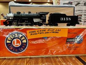 6-81295 Lionel 023922812957 At&sf 2-8-2 Mikado #3158 Lionchief Plus Steam Loco And Tender