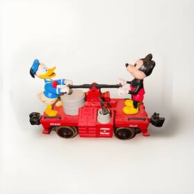 8-87207 Lionel 023922872074 G Disney Mickey Mouse And Donald Duck Handcar