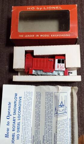 0561 Lionel Ho Minneapolis And St Louis Rotary Snowplow Diesel Locomotive Mib Rare