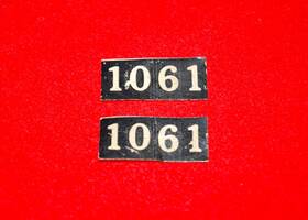 1061-75 Lionel Scarce Original Paper Labels For 1061 -75 Steam Locomotive - Postwar -nr
