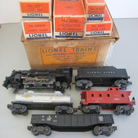 1463w Lionel Post War 1950 Outfit No. With 2036 Loco Original Boxes-clean Fter Up