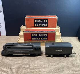1689t Lionel 1688/1689t 1688 Inch O Gunmetal Torpedo Stem Locomotive Tested Origin Box