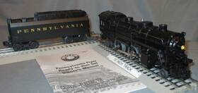 18736 Lionel Pennsylvania #1645 Die-cast 4-4-2 Steam Eng And Whistle Tndr O/027 Ga 18736 Lionel Pennsylvania #1645 Die-cast 4-4-2 Steam Eng And Whistle Tndr O/027 Ga