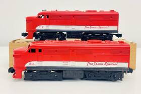 211p Lionel Postwar Texas Special Aa Diesel Set 211 With 1 Original Box Working