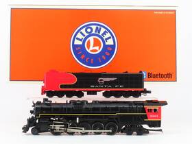 2231150 Lionel O Gauge Atsf 2-10-4 Black Bonnet Steam #5001 With Legacy And Tmcc