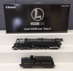 2231490 Lionel O N&w Vision Line Class A Wwii Steam Locomotive #1210 With Bluetooth