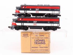 3-rail Lionel 2342 O Gauge Nh New Haven Alco A/a Diesel Locomotive Set