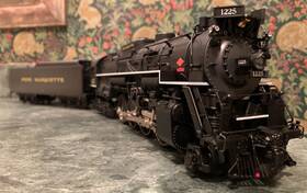 2431540 Lionel Legacy Pere Marquette 2-8-4 Berkshire Steam Locomotive No. 1225