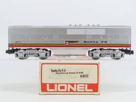 6-8777 Lionel 28277 O Gauge 3-rail Atsf Santa Fe F3b Diesel Locomotive #8777 Unpowered 6-8777 Lionel 28277 O Gauge 3-rail Atsf Santa Fe F3b Diesel Locomotive #8777 Unpowered