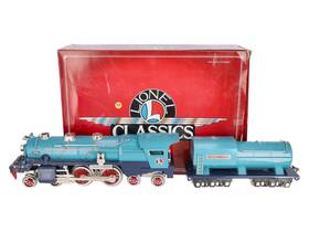6-13103 Lionel Standard Gauge I-400e Blue Comet Steam Locomotive And Tender/box