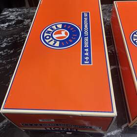6-14521 Lionel O Gauge Rock Island E-6 Aa Diesel Locomotive Set Original Box