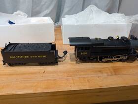 6-18094 Lionel O B&o E6 4-4-2 Atlantic Steam Engine And Tender Ex/box