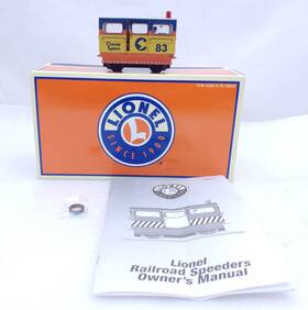 6-18469 Lionel Trains Speeder Chessie System O Gauge C-8 L N Tested Working