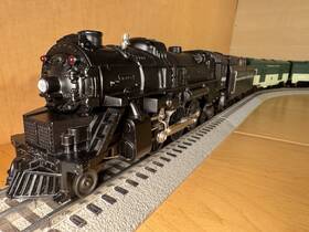 6-18609 Lionel Northern Pacific 2-6-4 Steam Locomotive And Tender 7 Passenger Cars