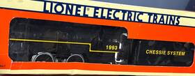 6-18713 Lionel Chessie System 2-4-0 Steam Locomotive And Tender #1993 O-gauge