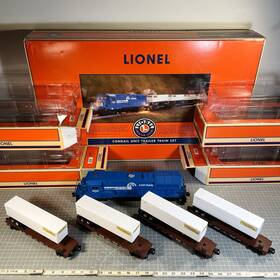 6-21752 Lionel Tmcc Conrail Dash 8-40 Trailer Train Set O Jb Hunt - Tested