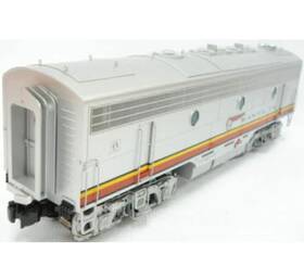 6-24593 Lionel O Gauge Santa Fe F7 Powered Diesel B-unit #332-a