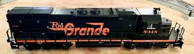 Sd40t-2 Lionel 6-28247 Rio Grande Diesel Locomotive #5348