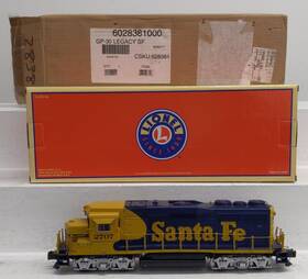 6-28381 Lionel O Gauge At&sf Legacy Gp-30 Diesel Locomotive #1207 Ln/box