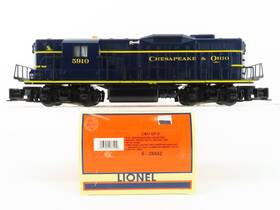 6-28842 Lionel O Gauge 3-rail C&o Chesapeake And Ohio Gp9 Diesel Locomotive #5910