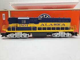 6-28857 Lionel O Gauge Alaska Gp-7 Powered Diesel Locomotive 1804 No Sound