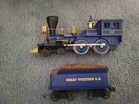 6-30034 Lionel O Gauge 312 Great Western General 4-4-0 Steam Locomotive And Tender Read
