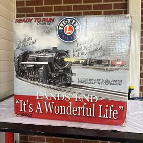 6-30063 Lionel O Gauge Landsft End Its A Wonderful Life Steam Engine Set