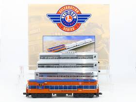 6-31758 Lionel O Gauge 3-rail #2270w Cnj Trainmaster Diesel Passenger Set With Tmcc