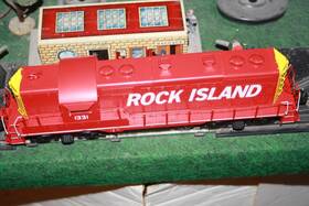 6-34662 Lionel Box Rock Island Gp-9 #1331 Powered Locomotive Train Engine Tested