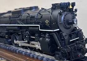 6-38076 Lionel C&o Berkshire 2-8-4 Steam Engine And Tender O-scale #2699 Tmcc