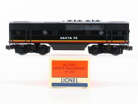 6-38379 Lionel O Gauge 3-rail Atsf Santa Fe Black Bonnet B Unit Diesel Unpowered