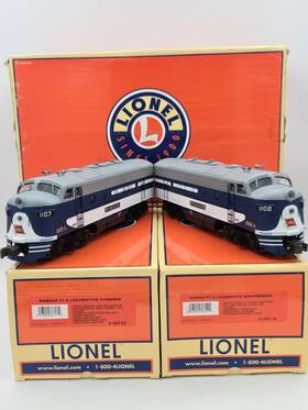 6-38712 Lionel Legacy Wabash F7 A-a Locomotive Set - Video Serviced O Gauge