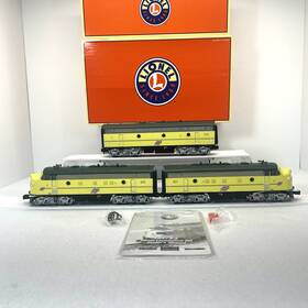 6-38754 Lionel Legacy Chicago Northwestern F-7 Aba Diesel Set O Used Tmcc 38763