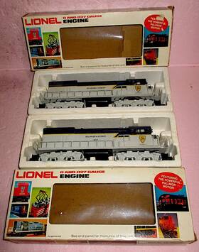 6-8050 Lionel 6-8050&8051 Pair 8050 And 8051 Delaware Hudson U36c Diesel Engine Dummy Tested