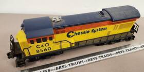 6-8560 Lionel O-gauge Chessie C&o U36b Non-powered Vg/ob Zp24