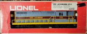 6-8759 Lionel O Gauge Erie Lackawanna Diesel Gp9 Used Runs Nice