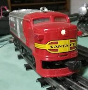 6-8861 Lionel #8861 Santa Fe Alco Diesel A Unit - 1978-79 No Box