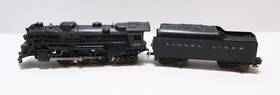 2-6-4-locomotive Lionel 637-13 Postwar No. With Tender O27