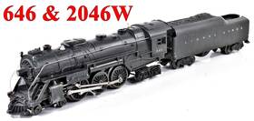 646-2046w Lionel Pw 646 And 2046w Tender /6/ 1950-53