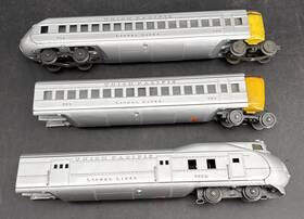 752e Lionel 725e Antique Union Pacific Set Locomotive 753 754 With 2 Vestibules