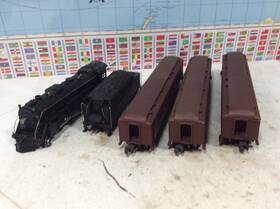 2426w Lionel 726/2426w/2625/2627/2628 726 Steam Engine And 3 Madison Passenger Cars O Gauge / 027