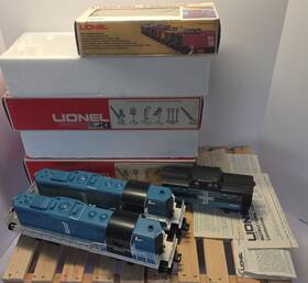 Lionel 8655/8654/9181 Lione 8654 And 8655 Boston Maine Gp9s With 9181 Illuminated Caboose