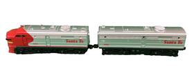 8862 Lionel 8861/8862 Vintage #8861 And #8862 Alco A/b Santa Fe Diesel Engine 0/027 Gauge-runs