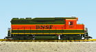 R22468 Locomotive Diesel Green Bnsf Orange Usa - Scale Trains Gp30