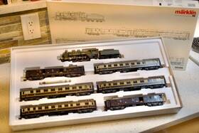 28506 M Rklin H0 Rheingold Drg Expess Steam Train Set - Mfx Updated Rare